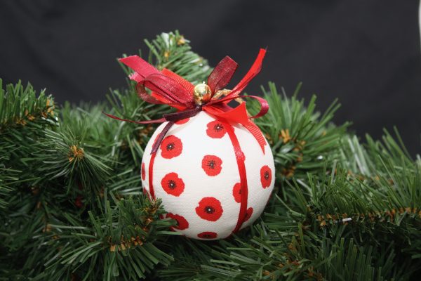 Boule de Noël tissu