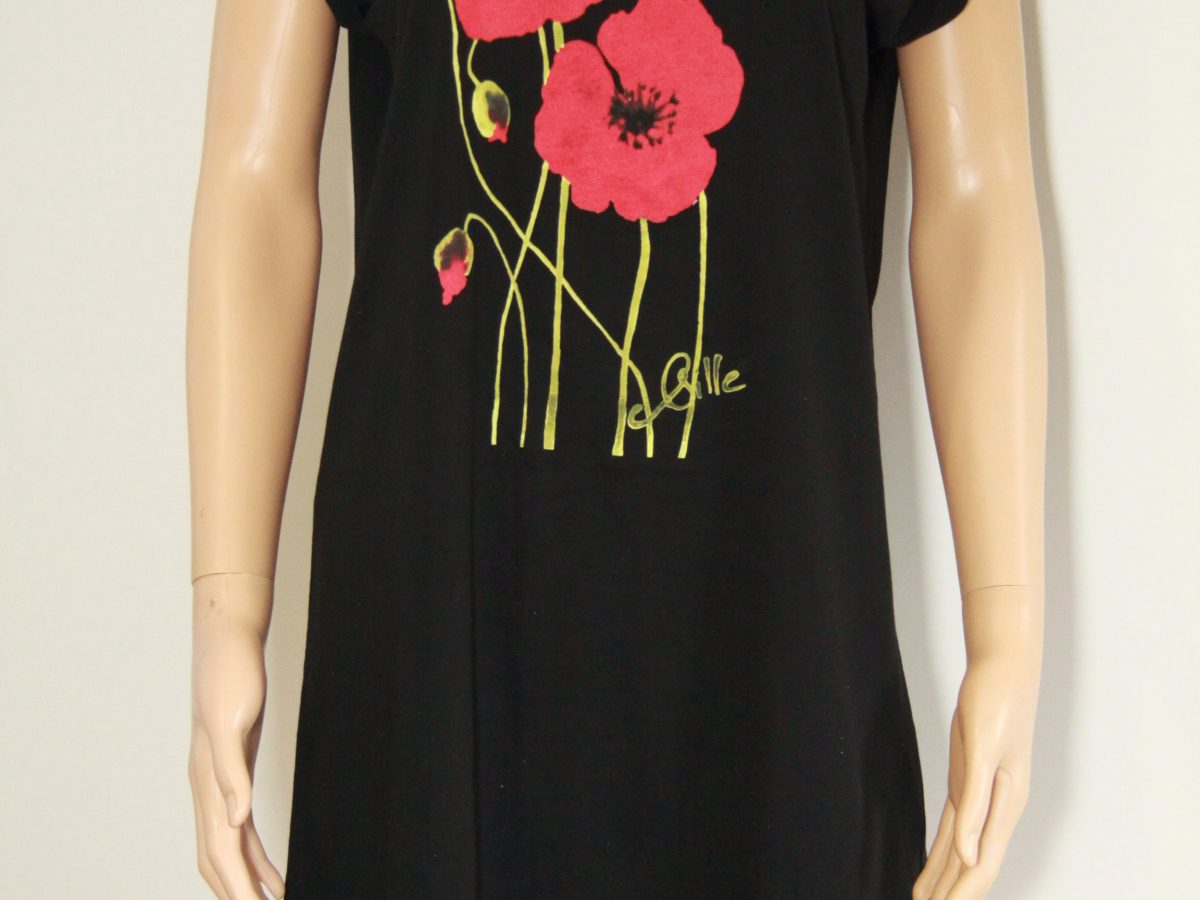 Robe coton noir