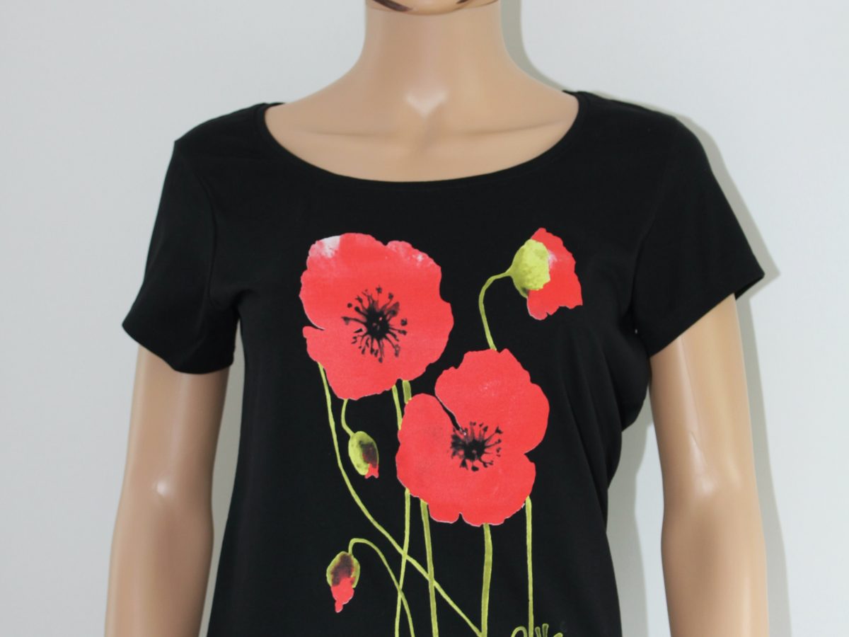 T-shirt sérigraphié affiche