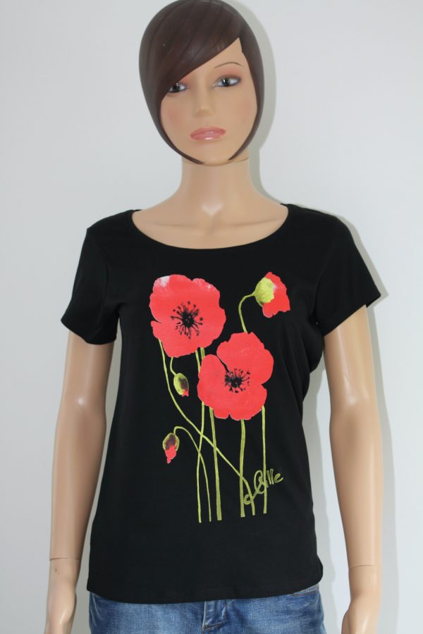 T-shirt sérigraphié affiche